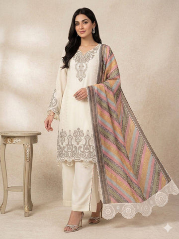Hridya Sequence Embroidered Straight Kurta Set