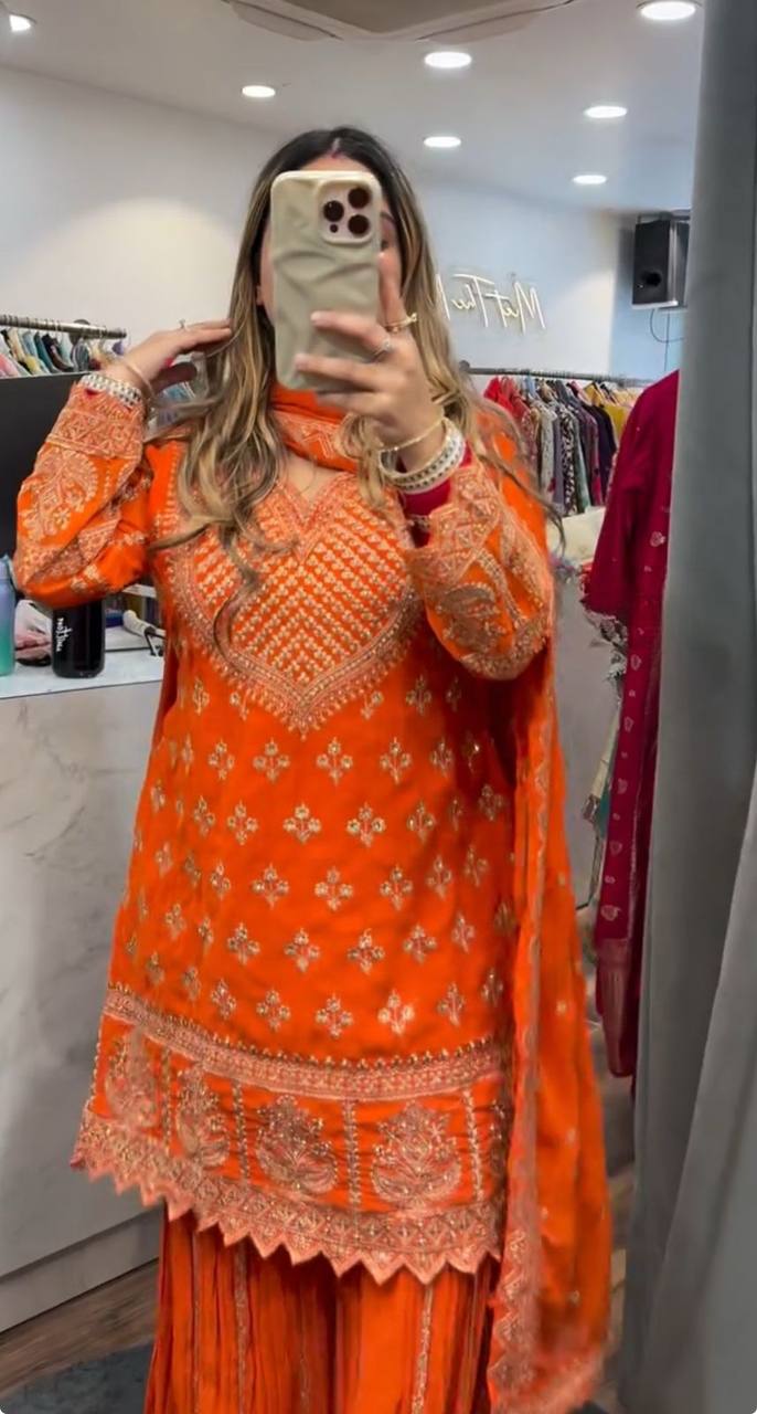 Arelina Glow Sharara Set