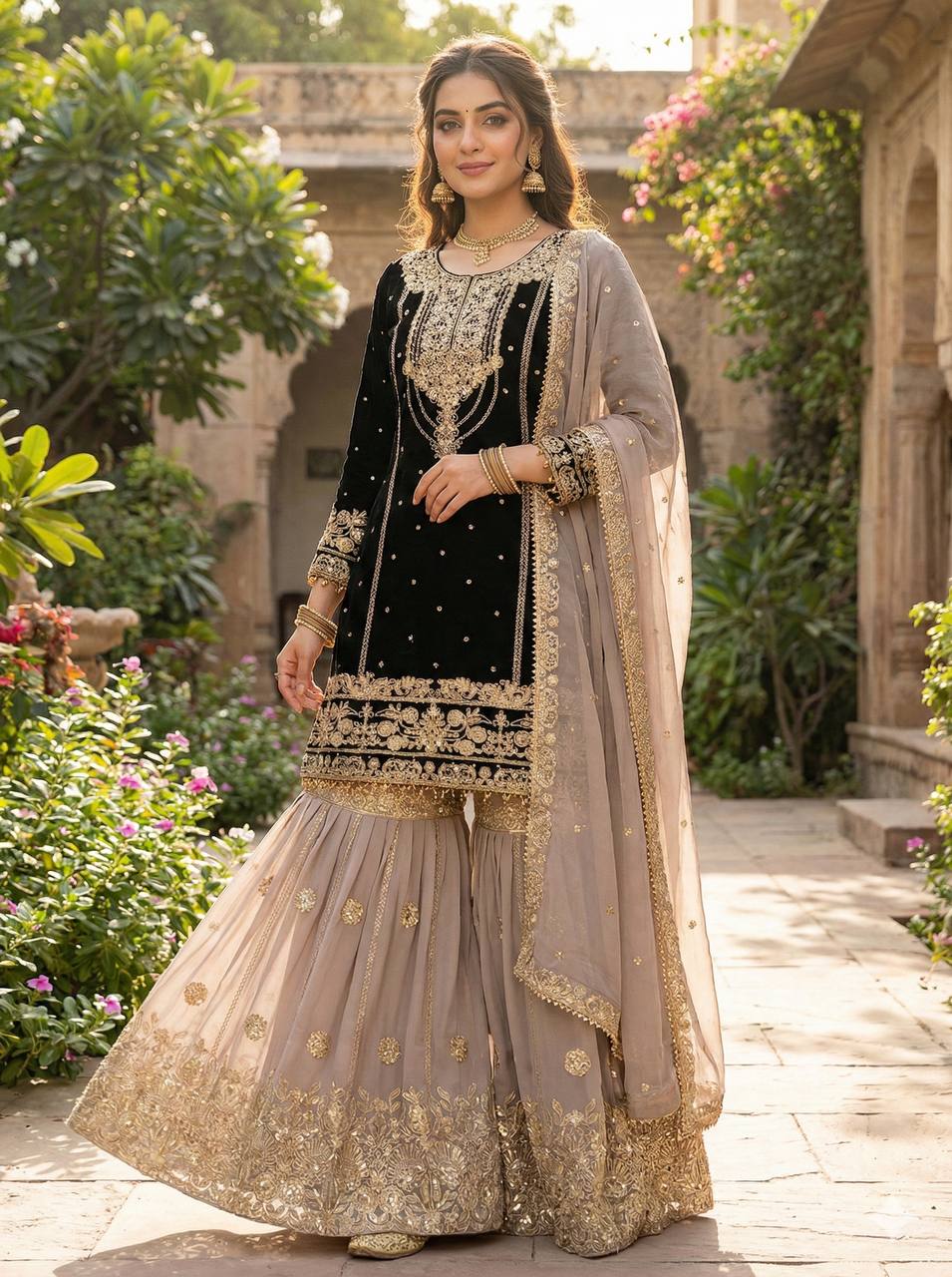 Zyrelia Dori Luxe Palazzo Set