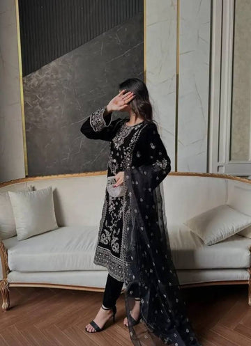 Azelin Satin Silk Elegance Suit Set