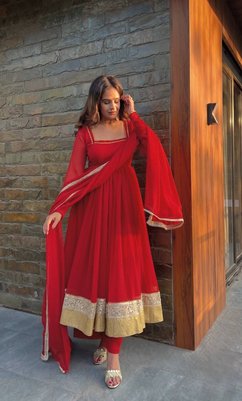 Vashnavi Vintage Anarkali Suit Set