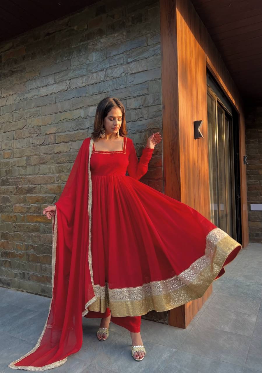 Vashnavi Vintage Anarkali Suit Set