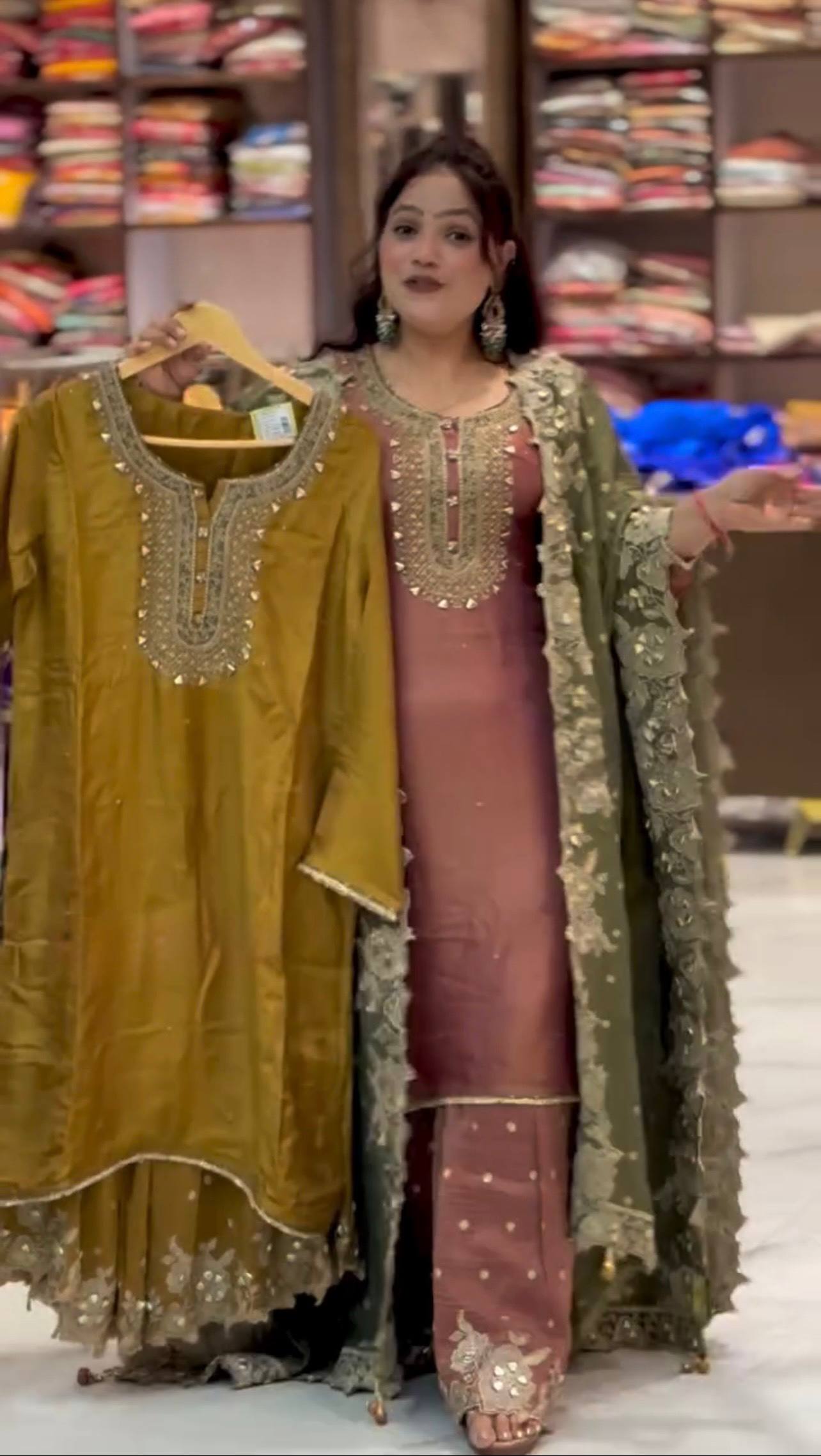 Ravira Sequence Glow Sharara Set