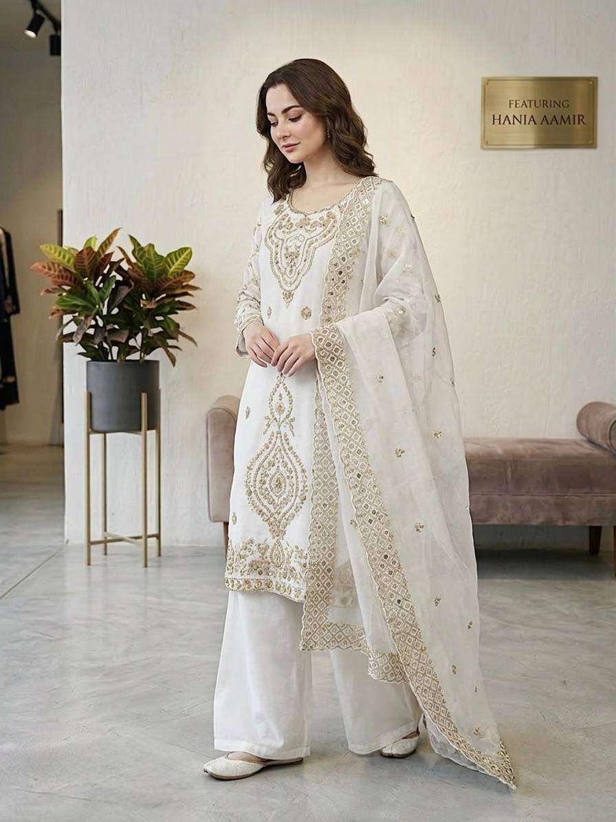 Azeeva Gmy Choo Beads Sharara Set