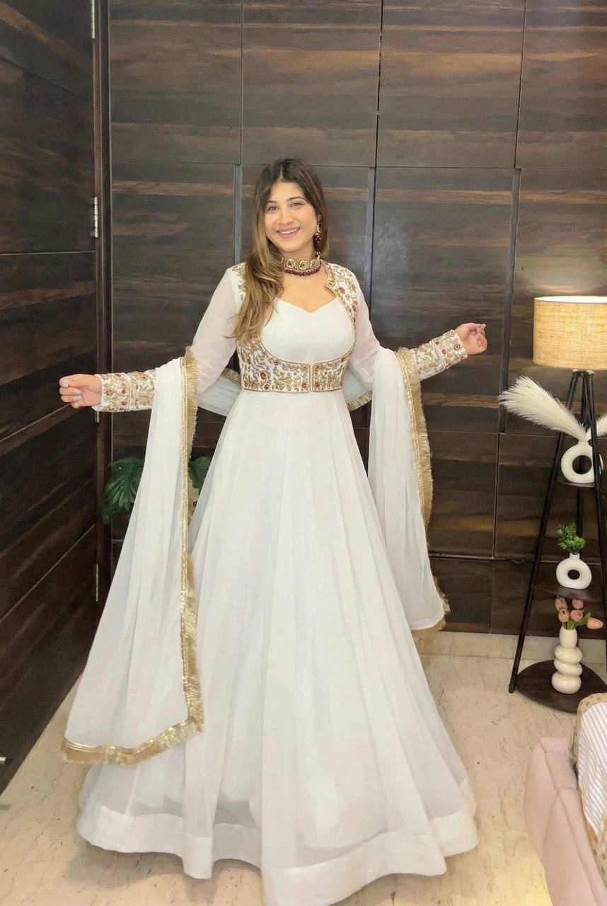 Amber Zariya Embroidered Anarkali Gown