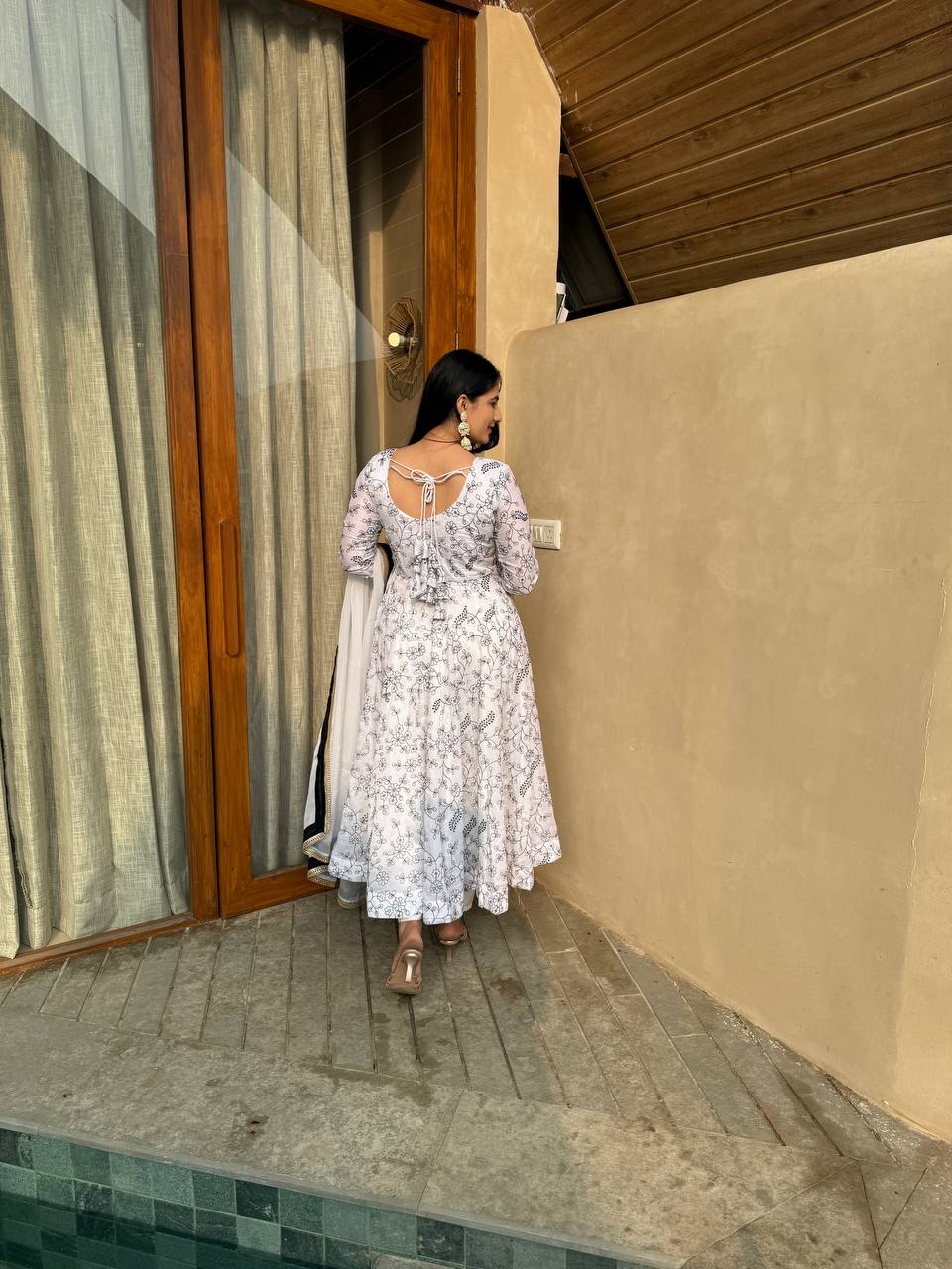 Eira Vichitra Silk Sequence Anarkali Set