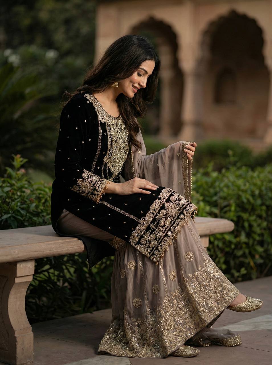 Zyrelia Dori Luxe Palazzo Set