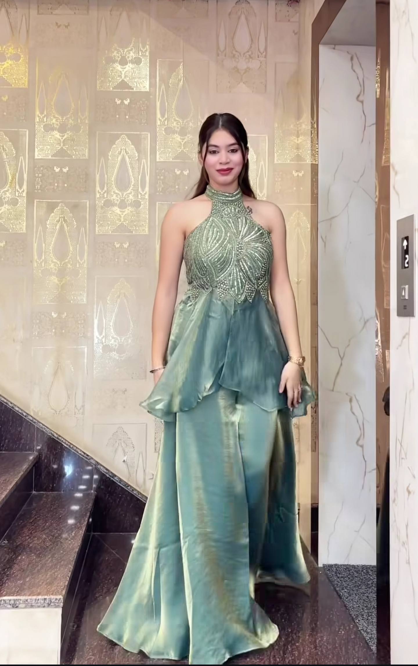 Zireva Moti Grace Sharara Set